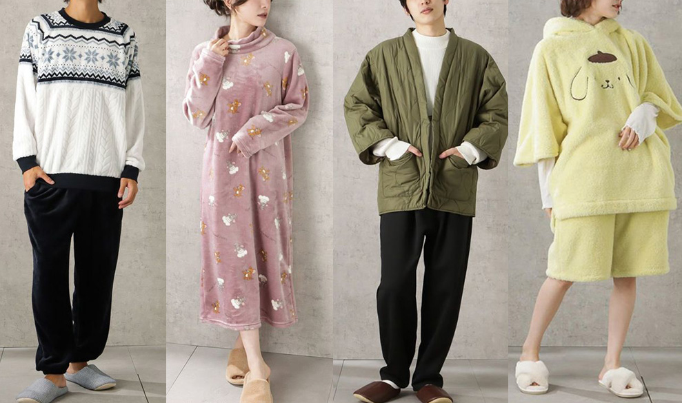 ルームウエア冬用 ルームウェア パジャマ レディース 冬 パーカー 上下セット