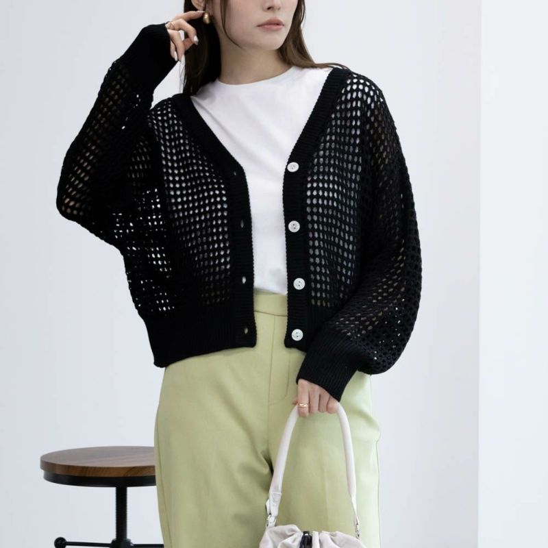 メッシュカーディガン｜ファッション通販のSTRIPE CLUB